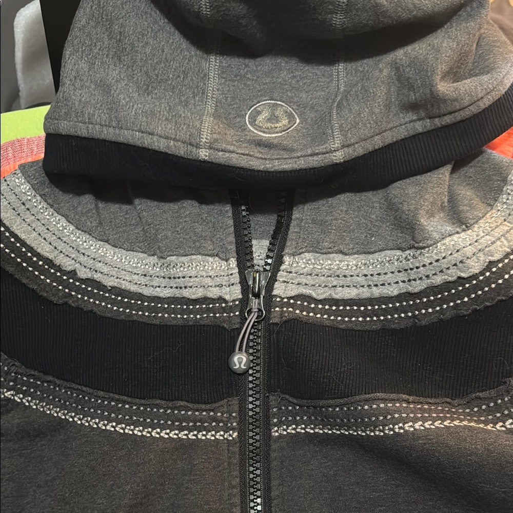 Lululemon Gray Zip-Up Hoodie